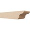 Ekena Millwork 6in. W x 4in. H x 20in. L Carmel Woodgrain TimberThane Rafter Tail, Primed Tan RFTUR06X04X20CARRCPR - alternate 1